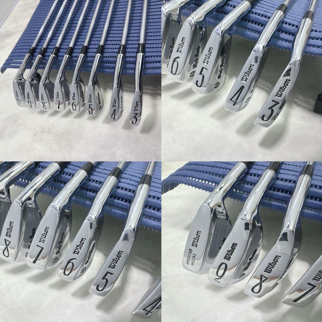 美品 ウィルソン 激レア マッスルバック アイアン ヴィンテージ3~PW 8本 美品 ウィルソン 激レア マッスルバック アイアン ヴィンテージ3~PW 8