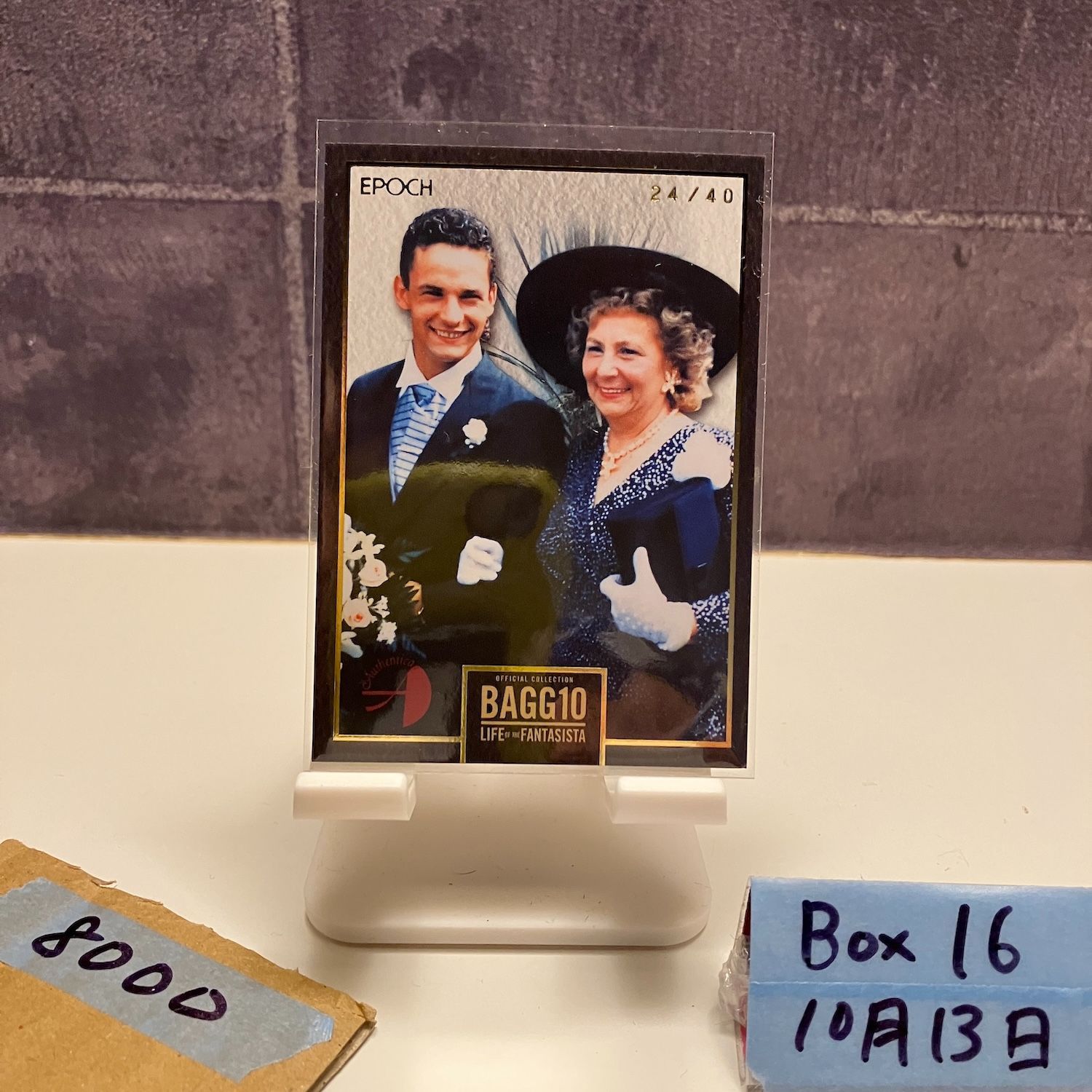 2016 Epoch ロベルトバッジョ Roberto Baggio 24/40 BAGG10 LIFE