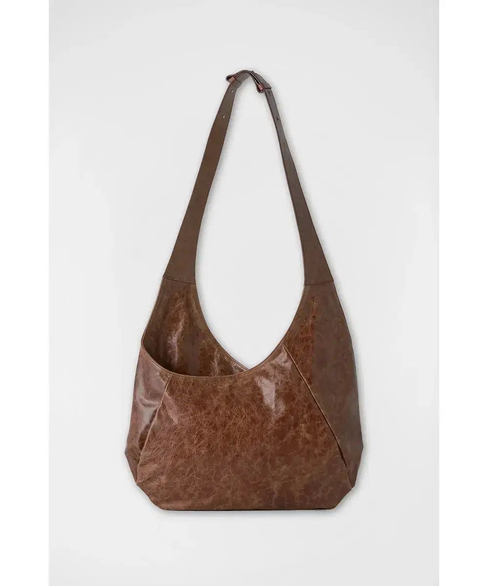 包装 クアー ハーフ ムーン クロスバッグ キャメル