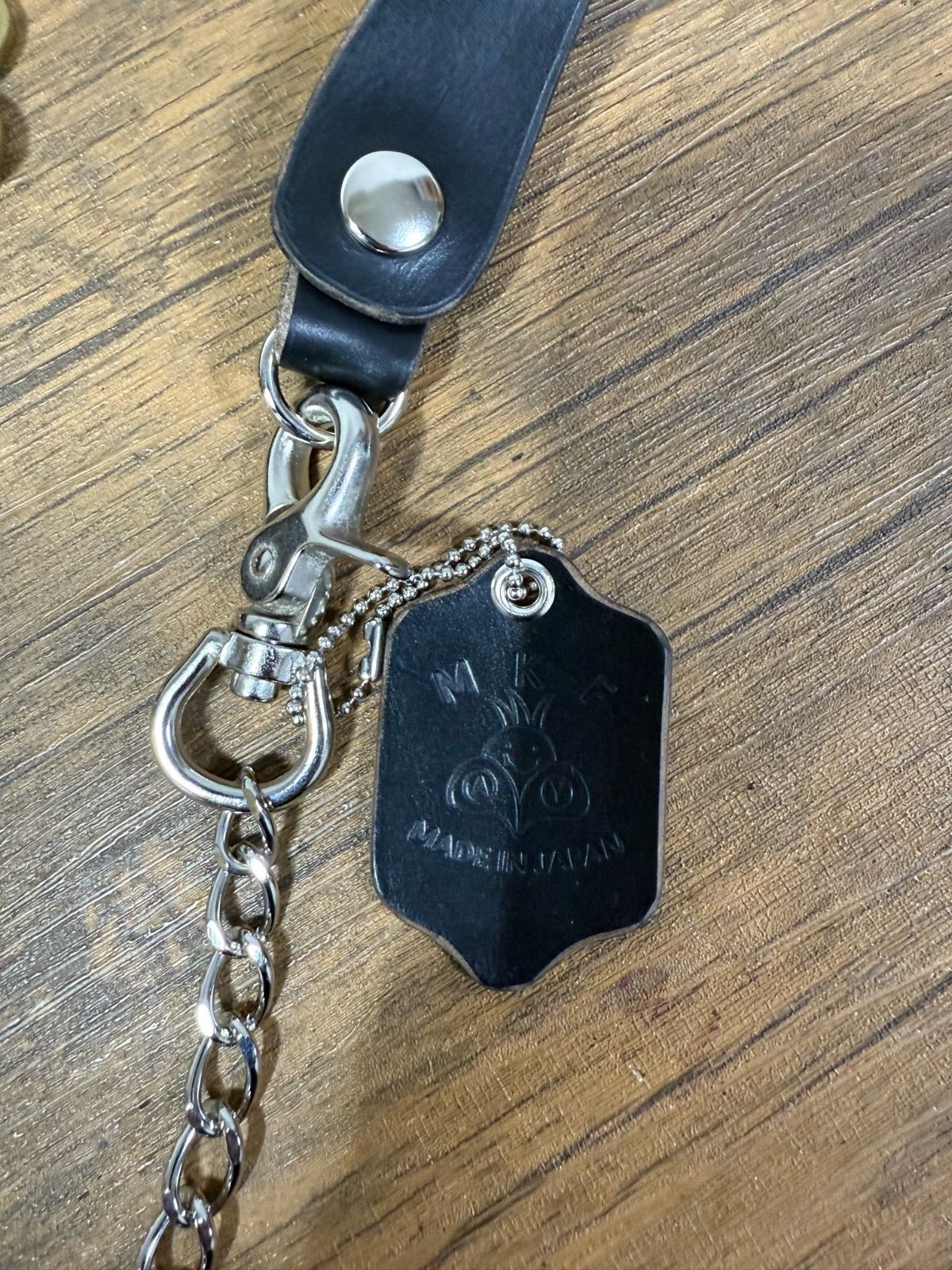 WKウォレットチェーン ベルトループクロムエクセル使用