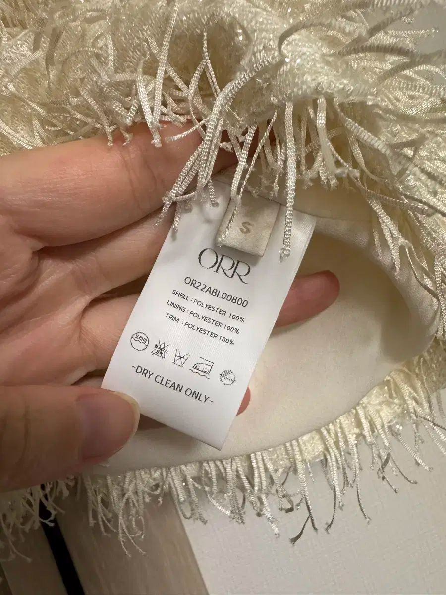  Orr オル フリンジ ブラウス 定価17 8 長袖 シャツ ブラウス