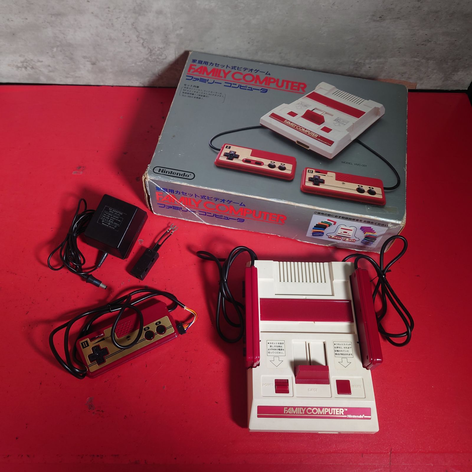 ファミコン本体 RFスイッチボックス無し ファミコンハード チャレンビー ゲーム機本体