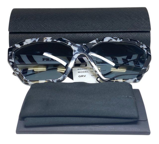 未使用 プラダ サングラス PRADA PR 03VSF カモフラージュ ミレニアルズ Millennials レディース メンズ ブラック ホワイト 迷彩 黒 白 SUNGLASSES 未使用 プラダ サングラス PRADA PR 03VSF カモフラージュ