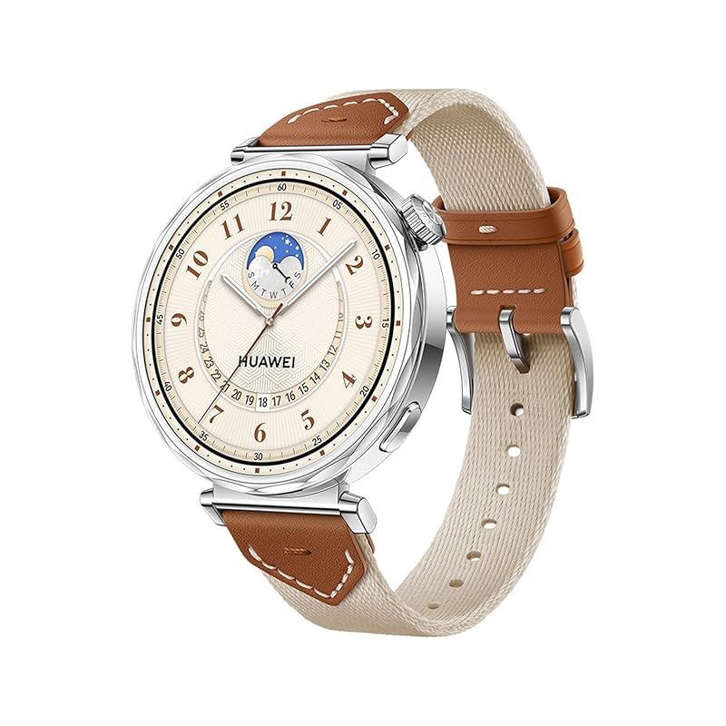 HUAWEI WATCH GT 5 41mm スマートウォッチ 24時間健康管理 睡眠時呼吸乱れ検知 ゴルフナビ機能搭載 最長7日間持続バッテリー iOS Android対応 ブラウン 0