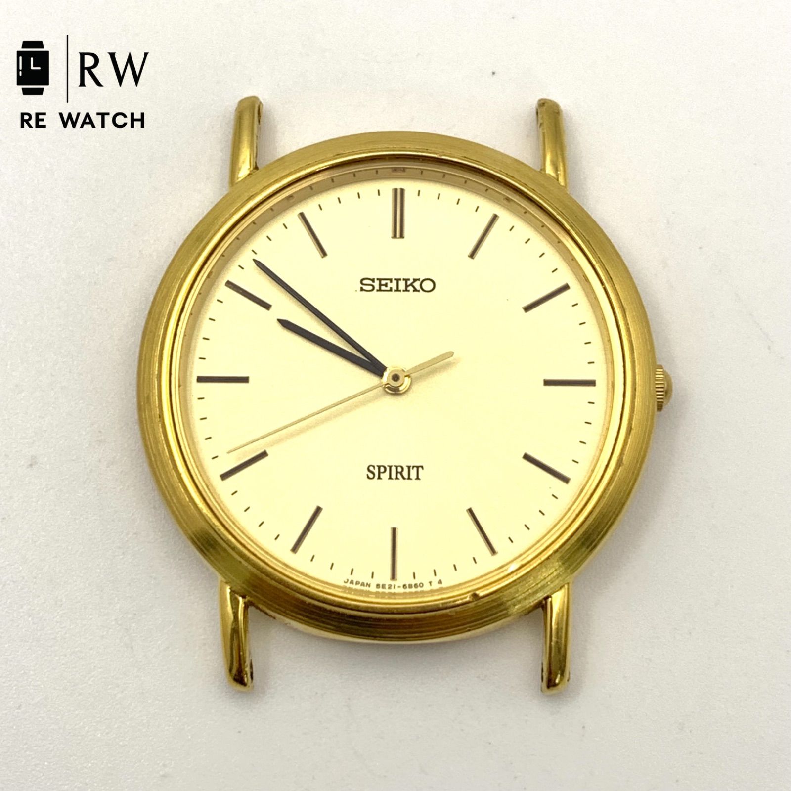 ジャンク】SEIKO 5E21-6000 SPIRIT ゴールド 腕時計 - メルカリ