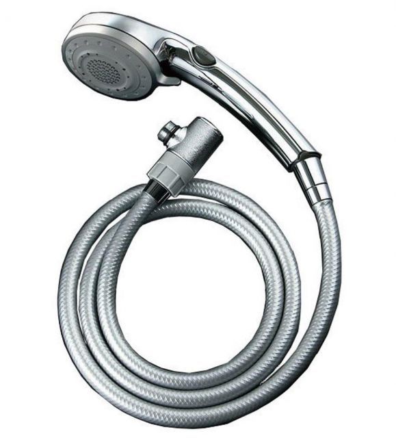 LIXIL リクシル INAX エコフルスイッチ シャワー メタル調シルバーホース 1.6m BF-SB6WBG 1.6 -AT