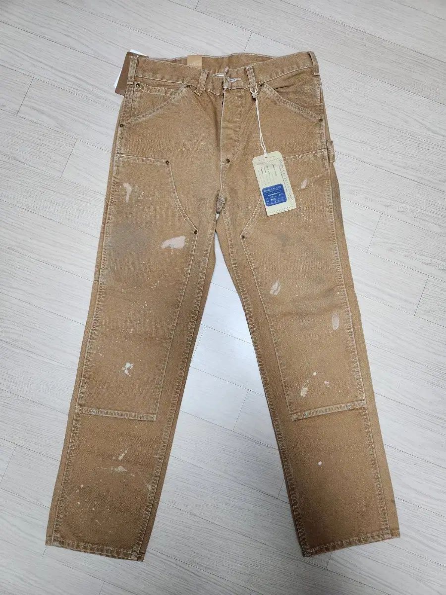 RRL エンジニアフィット ディストレスド カーペンター パンツ