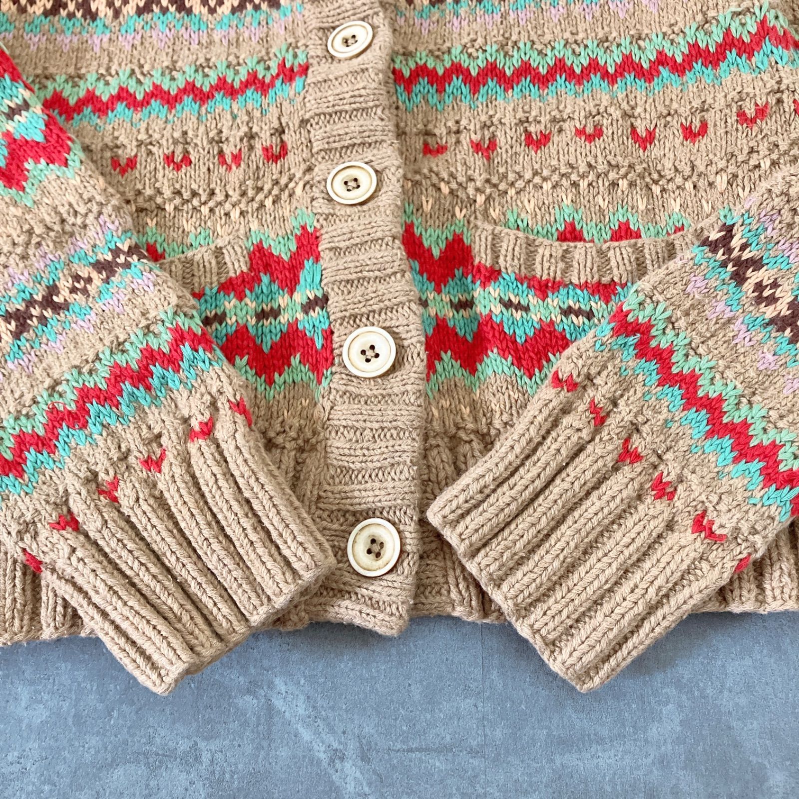 Ralph Lauren ラルフローレン フェアアイル柄 ノルディック柄 総柄