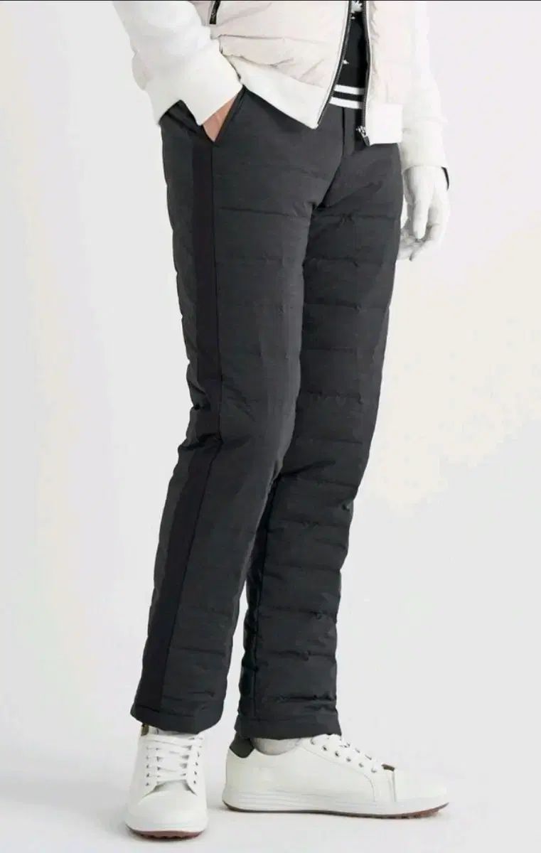 BEANPOLEGOLF ビンポールゴルフ ブラック チューブ ダウン パンツ