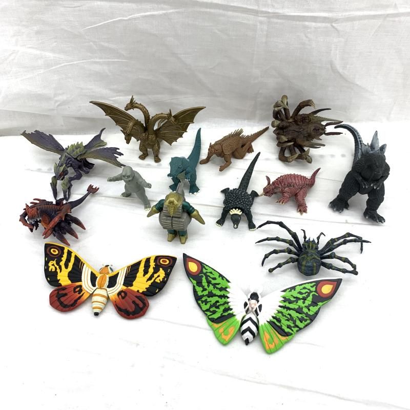 中古】現状品)ゴジラ ミニフィギュア 14体セット(HG・特撮大百科他)[91