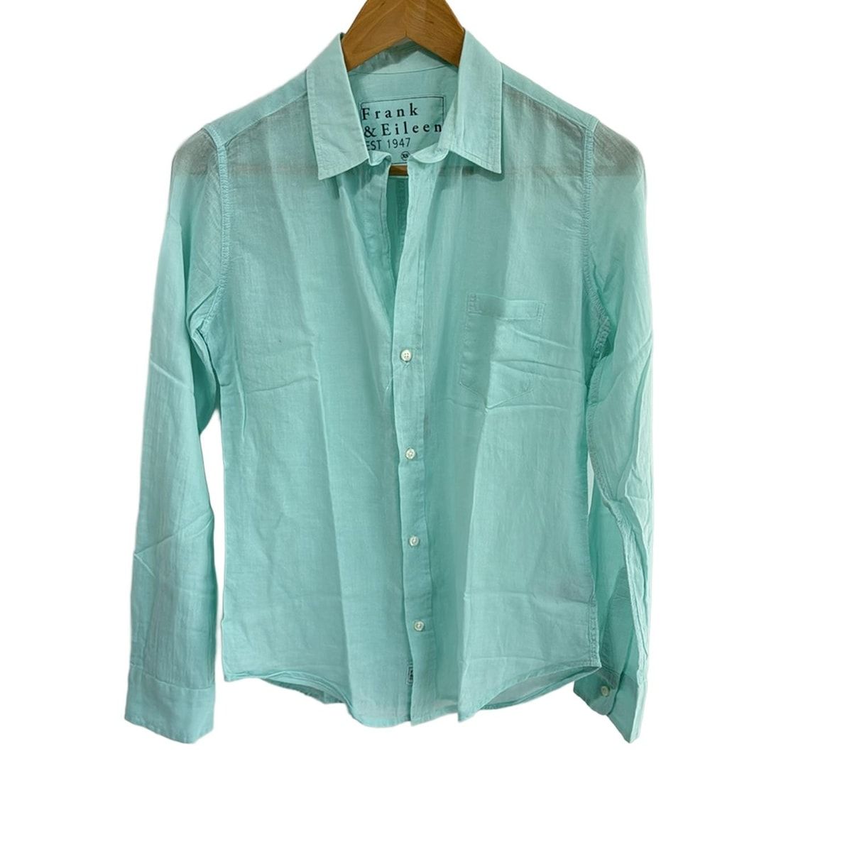 美品 フランク&アイリーン 希少Lサイズ BARRY 長袖シャツ パープル系 Frank&Eileen Frank＆Eileen【フランク＆アイリーン】シャツ EILEEN