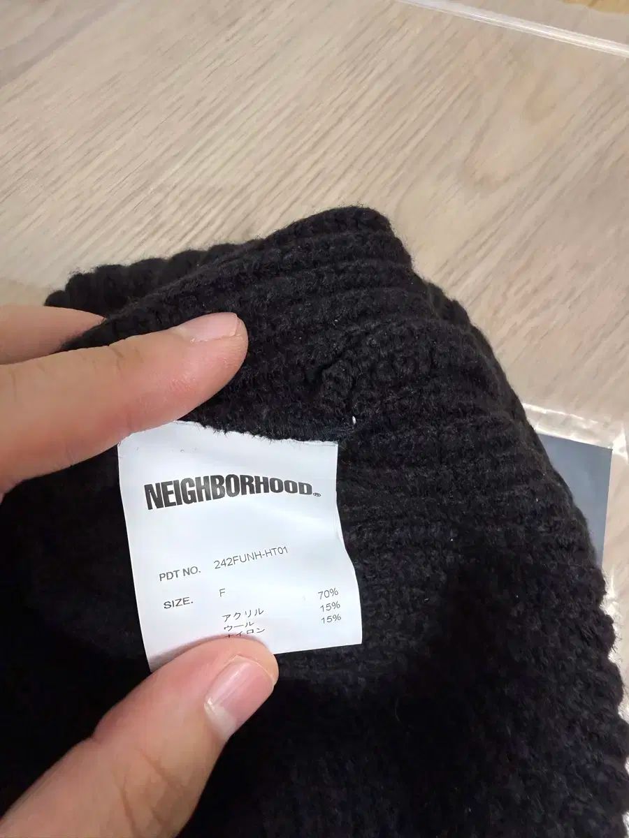 ネイバーフッド 24 fw jpビーニー ブラック