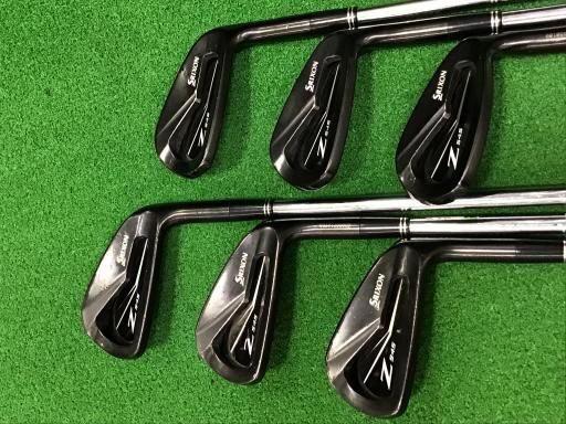 ダンロップ SRIXON Z545 ブラック 6S アイアンセット IR NS PRO 980GH D.S.T Design Tuning ブラック×ゴールド フレックスS メンズ 男性用 右利き 右用 Cランク ゴルフクラブ