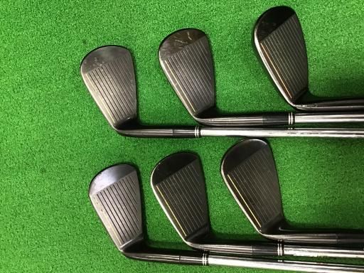 ダンロップ SRIXON Z 545 ブラック 6 S アイアンセット IR NS PRO 980 GH D.S.T Design Tuning ブラック×ゴールド フレックスS メンズ 男性用 右利き 右用 Cランク ゴルフクラブ