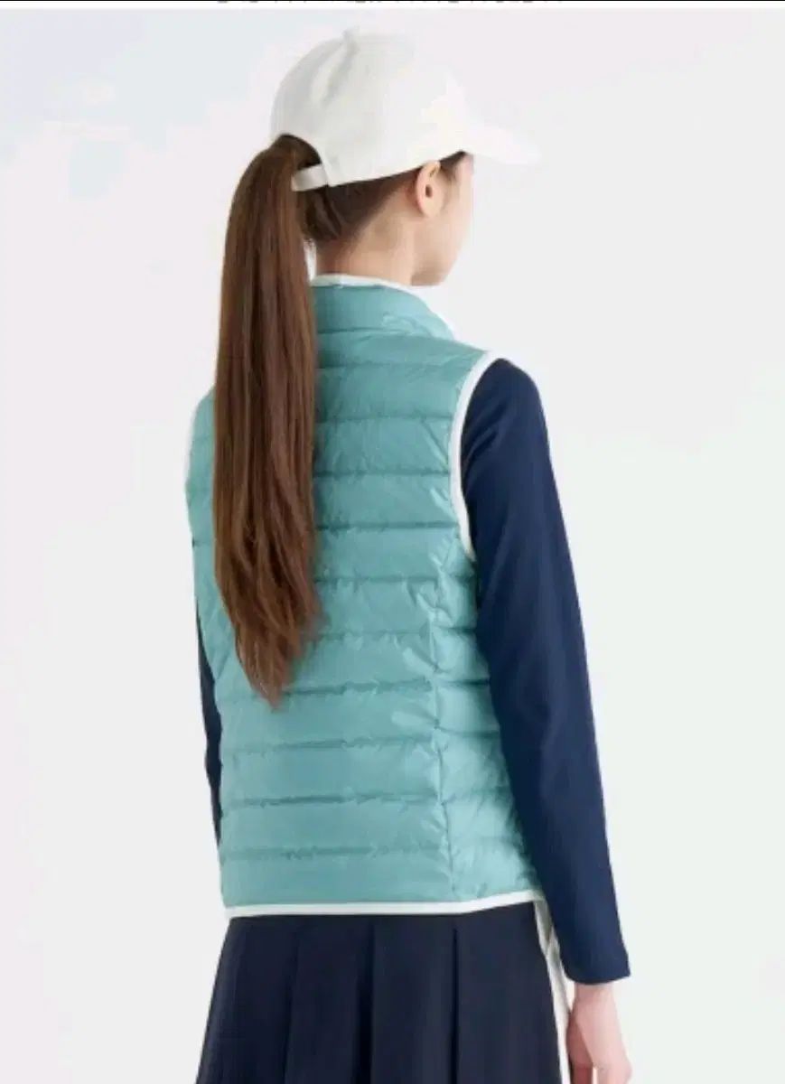 BEANPOLEGOLF ビンポールゴルフ ライト グリーン スリムフィット 軽量 ダウン ベスト