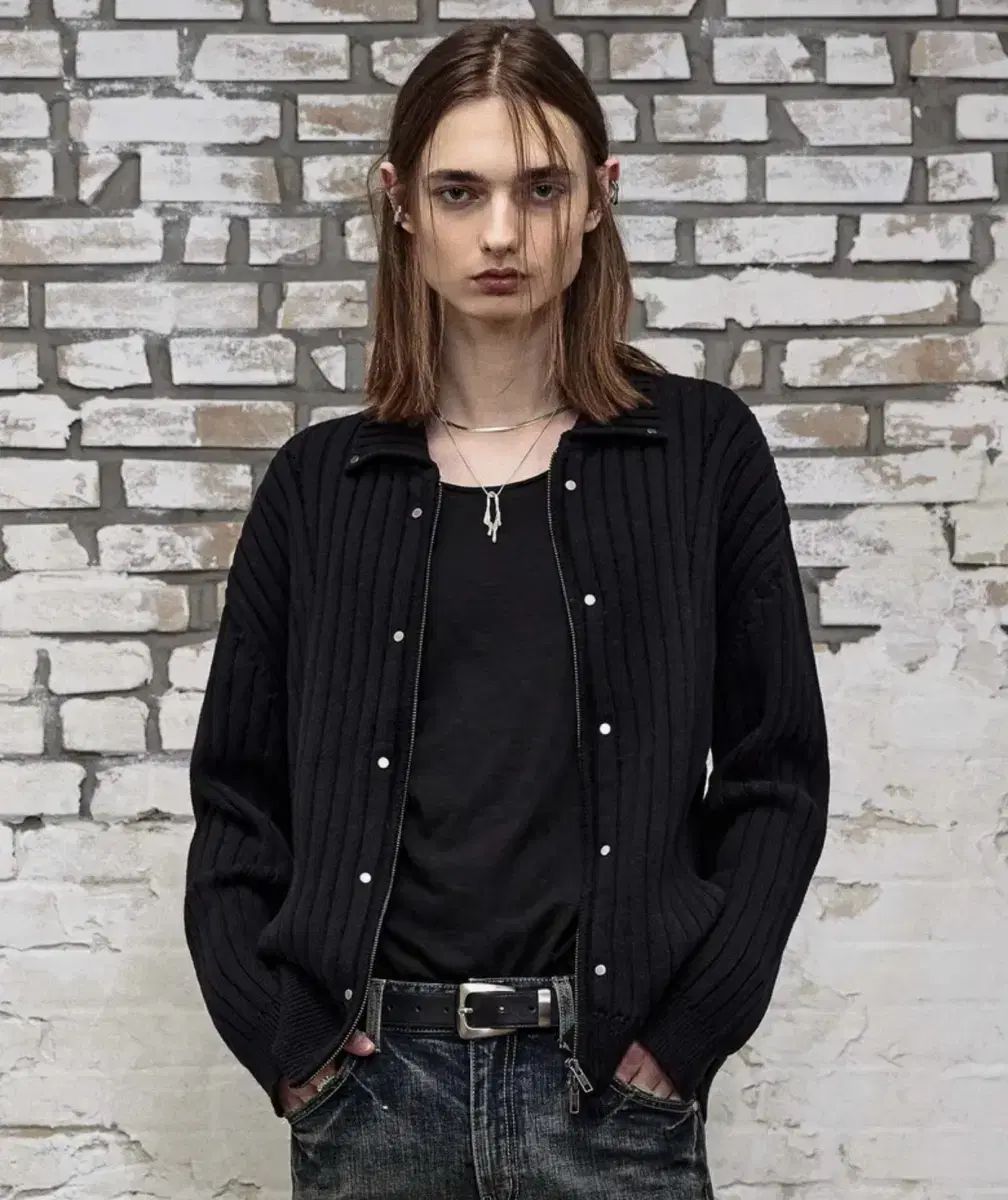 エルムード ニット ジップアップ LMOOD 46