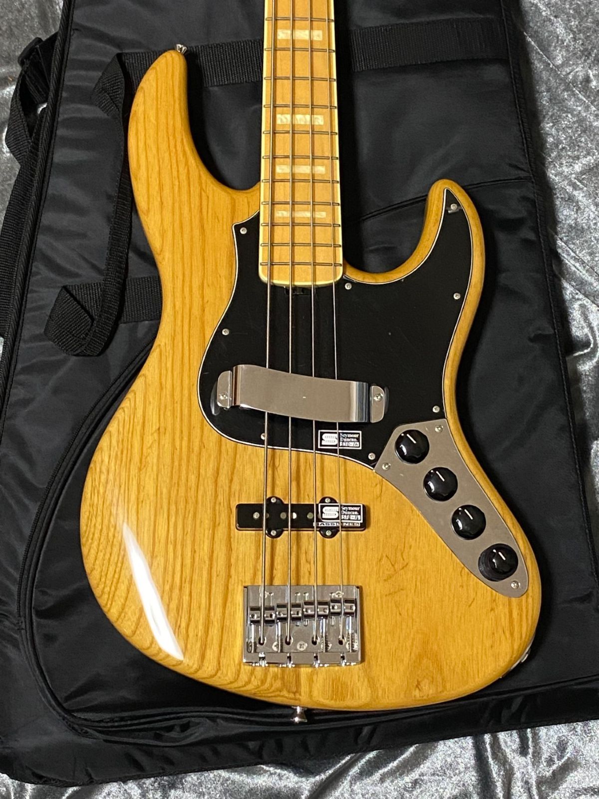 EDWARDS E-AM-135AM M ダンカンPU 3バンドEQ搭載 アッシュボディ 2011年製 エレキベース