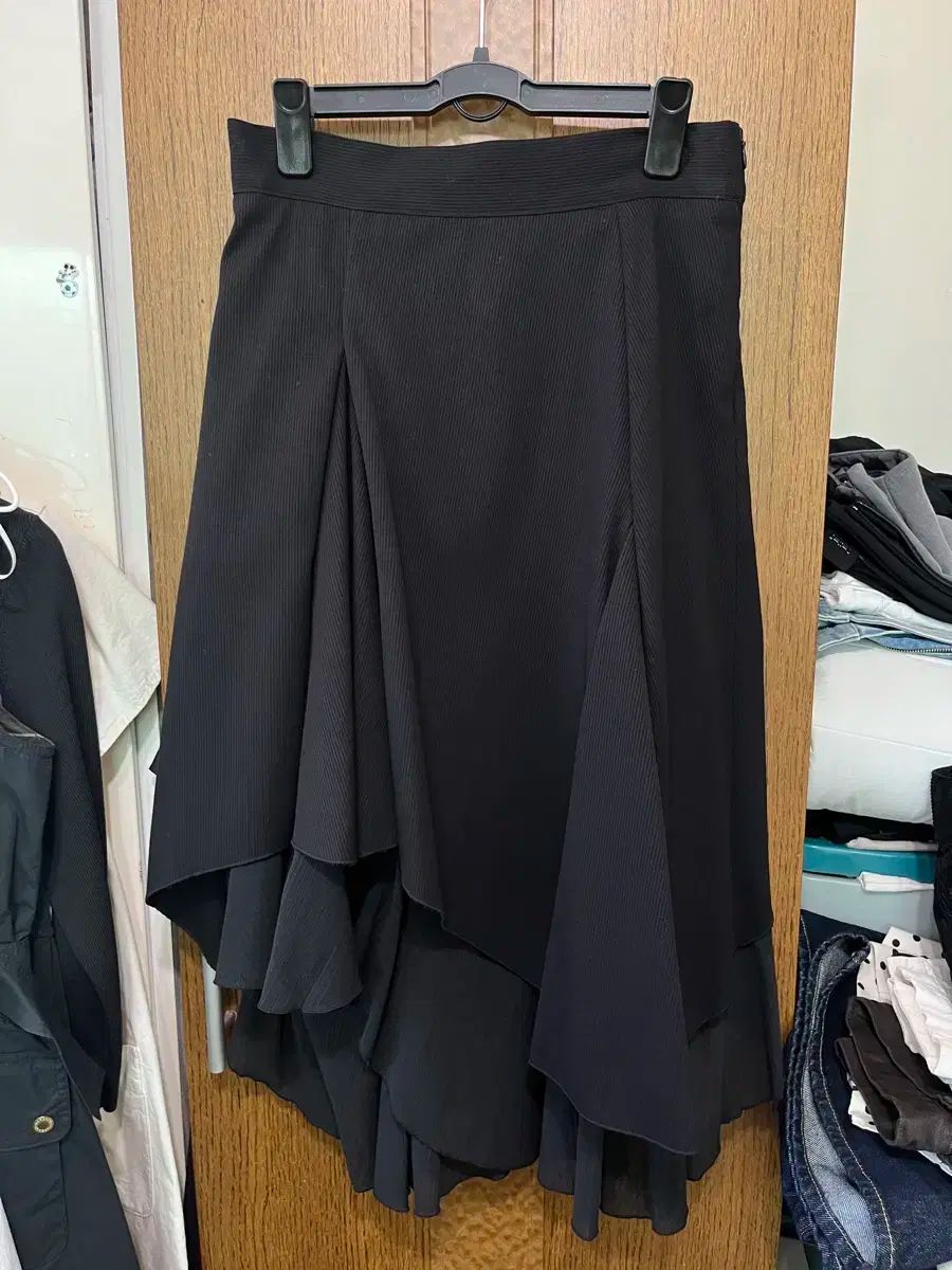 ミセキ ソウル アシンメトリー スカート Unbalanced layered GULLKHAN_COM