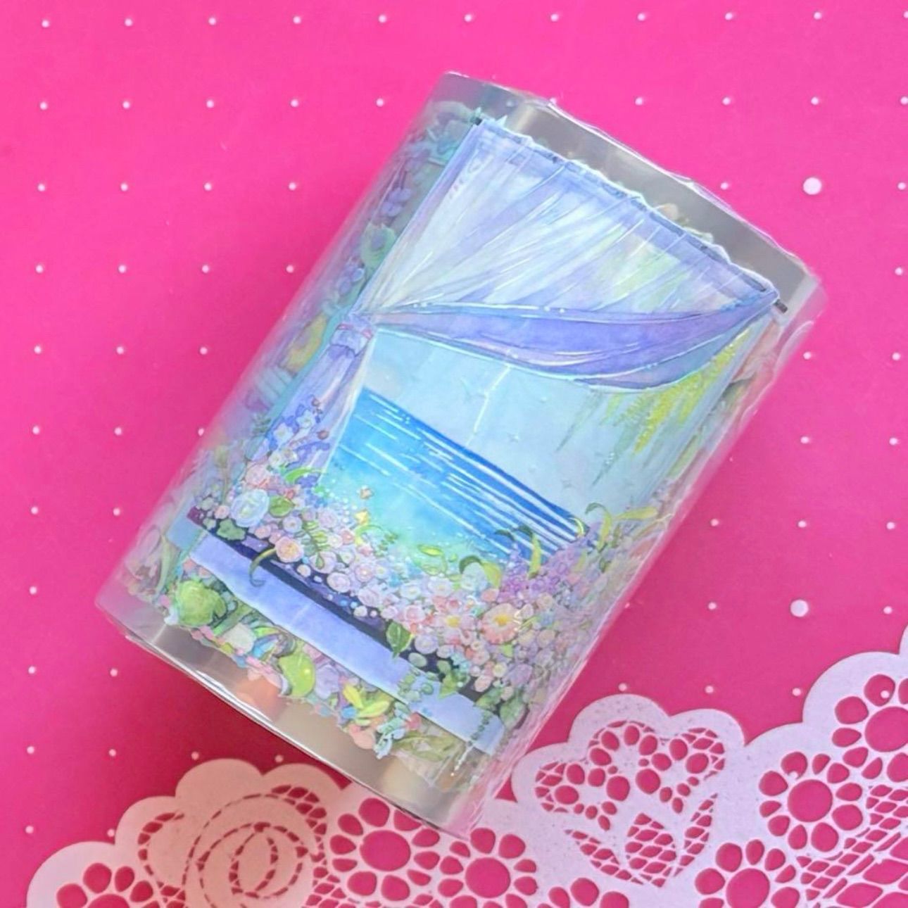 贝壳光 风吟小巷 7cm×10m 海外マスキングテープ 贝壳光 风吟小巷 7cm×10m 海外マスキングテープ 海外マステ 窓