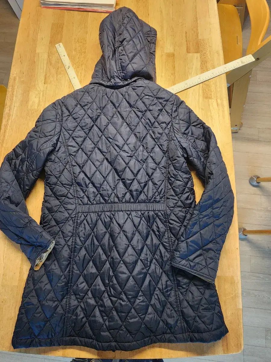 Tommy Hilfiger トミーヒルフィガー 163 レディース55 キルティング ジャケット アウター 総丈73 cm