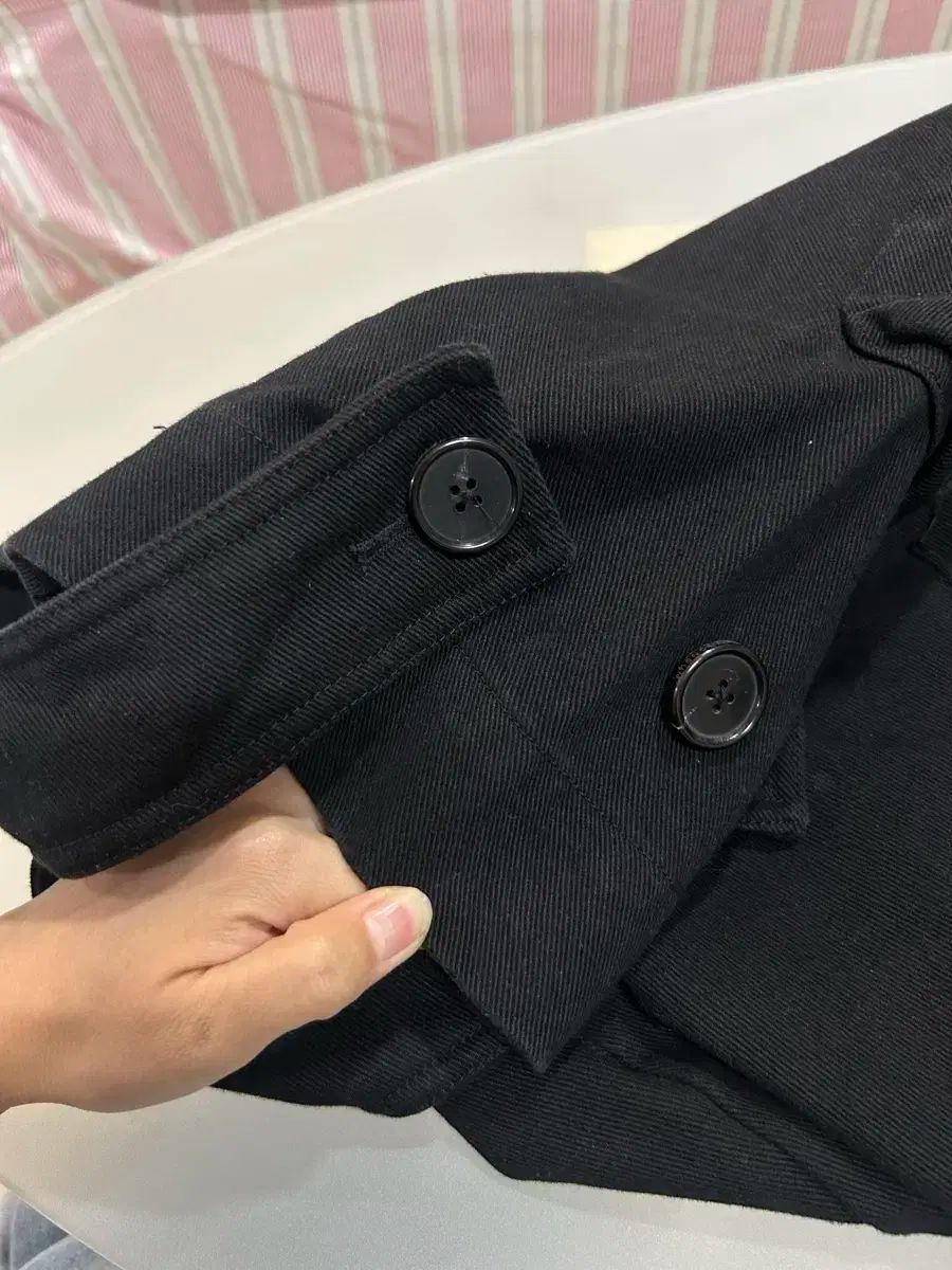 ムーンサン BIG ポケット カーゴ ズボン ブラック DECORATOM_COM_BR