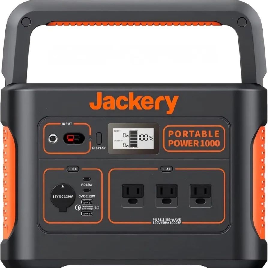 Jackery ポータブル電源 1000 ポータブルバッテリー 大容量 278400mAh|1002Wh 家庭用 アウトドア用 バックアップ電源 節電 停電対策 PSE認証済 純正弦波 MPPT制御方式採用