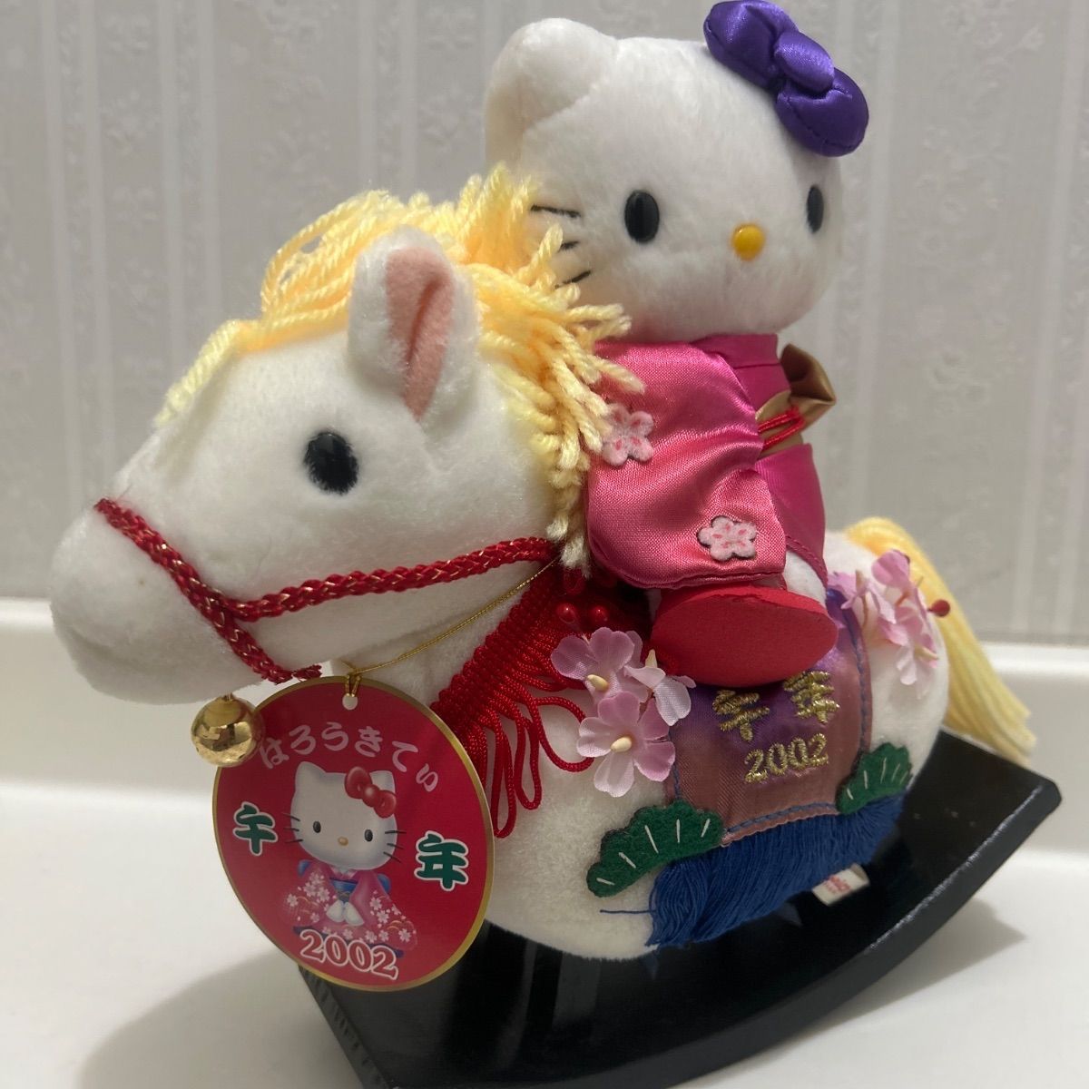 レア❣️ハローキティ ぬいぐるみと馬車セット 2002年製　午　キティちゃん　干支 レア❣️ハローキティ ぬいぐるみと馬車セット 2002年 午年 キティ