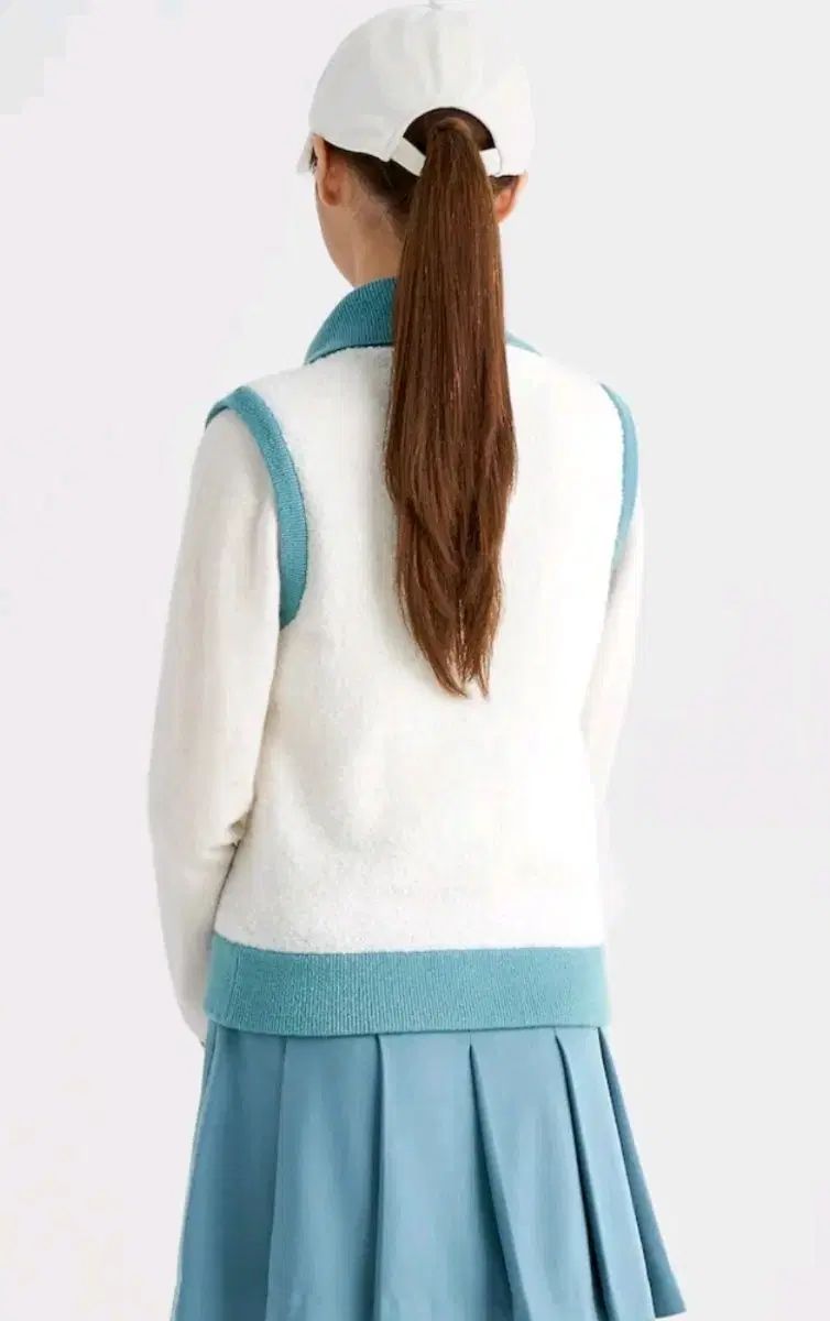 ビーンポールゴルフ アイボリー 防風 フルジップアップ ベスト