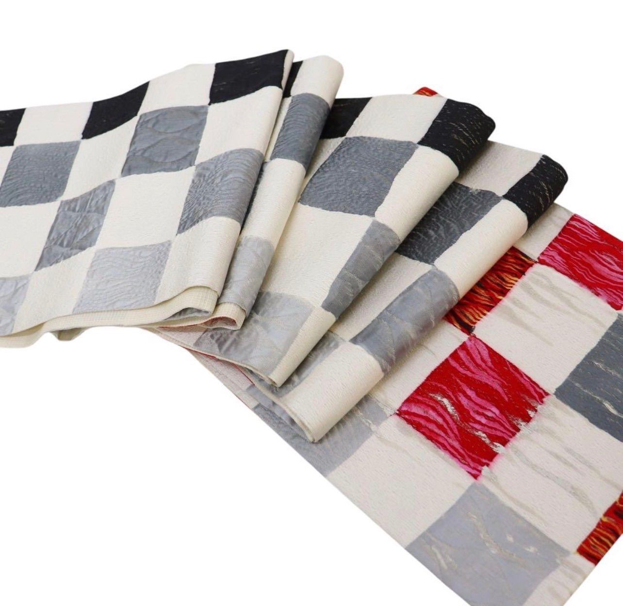 正絹6通袋帯 カラフル