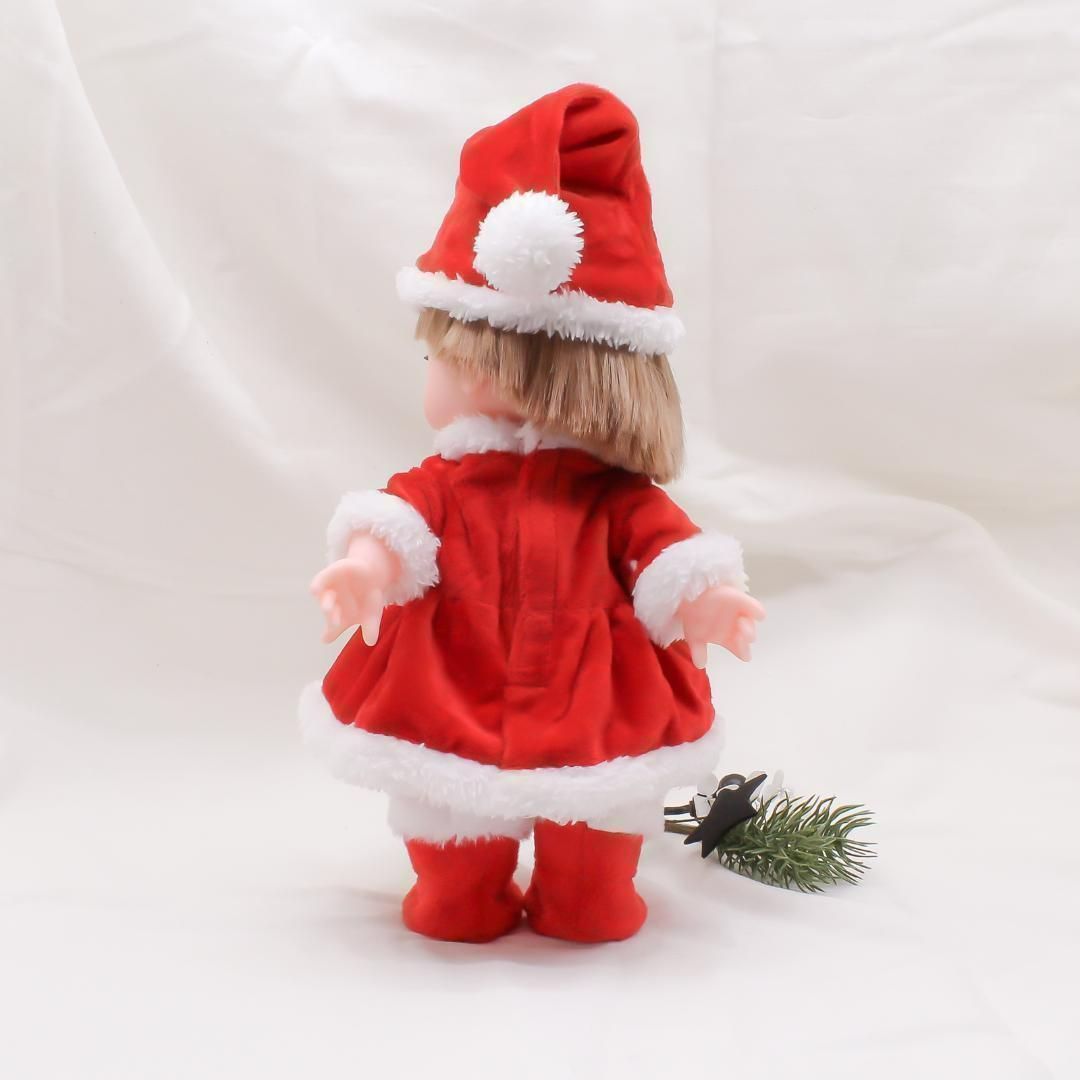 メルちゃん服 ソランちゃん服 クリスマス サンタ服 ブーツ付き 3点