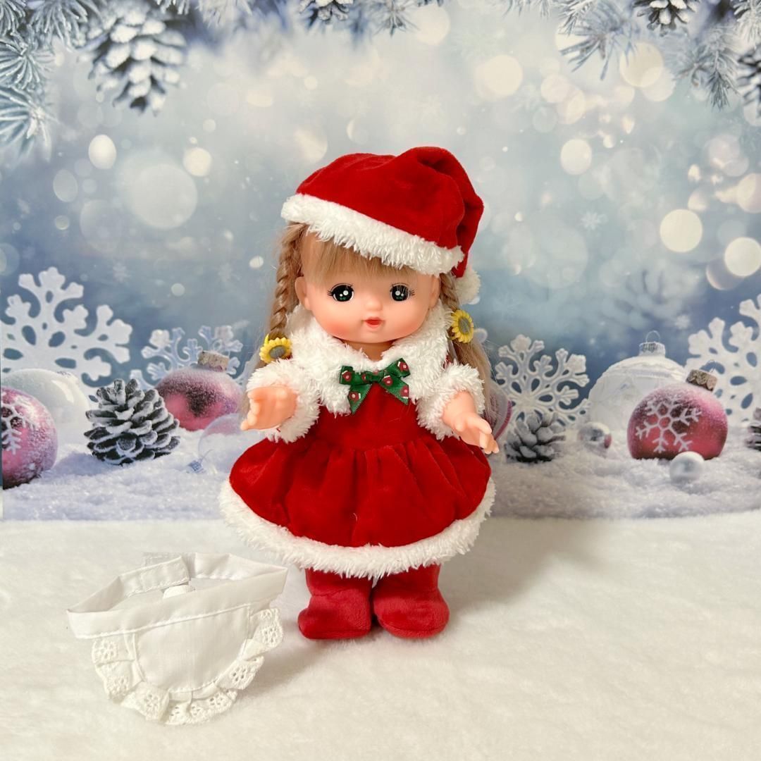 にゃんち2.メルちゃん♡ソランちゃん♡お洋服４点クリスマスセット 10.メルちゃん♡ソランちゃん♡お洋服4点クリスマスセット - メルカリ