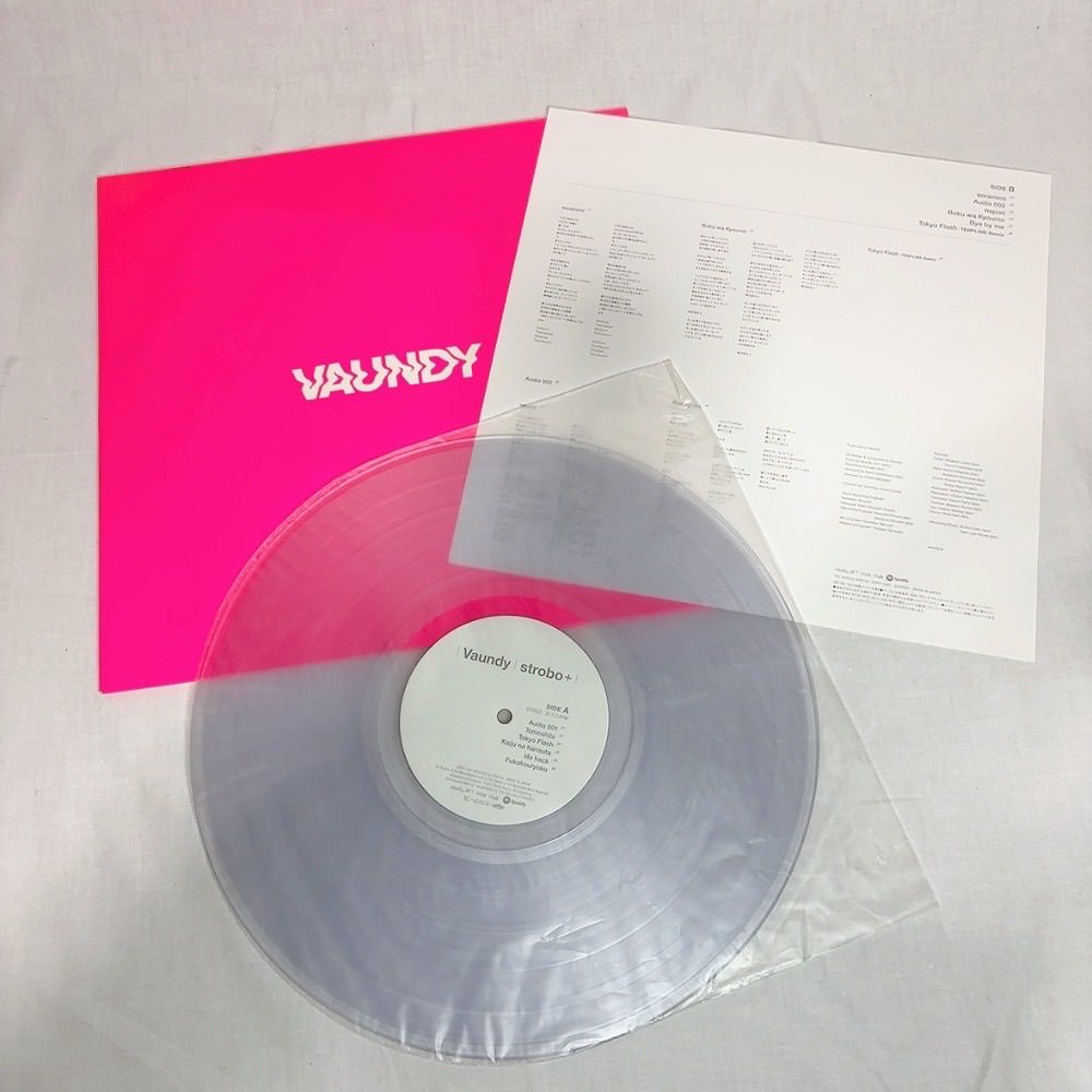 Vaundy 透明アナログレコード Vaundy 透明アナログレコード 【公式通販】