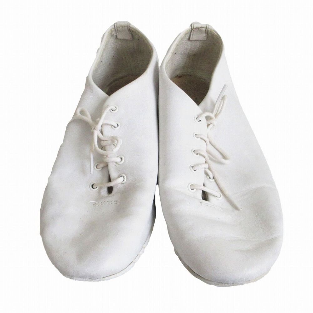 Lepetto レペット レザー レースアップ シューズ ホワイト サイズ24cm