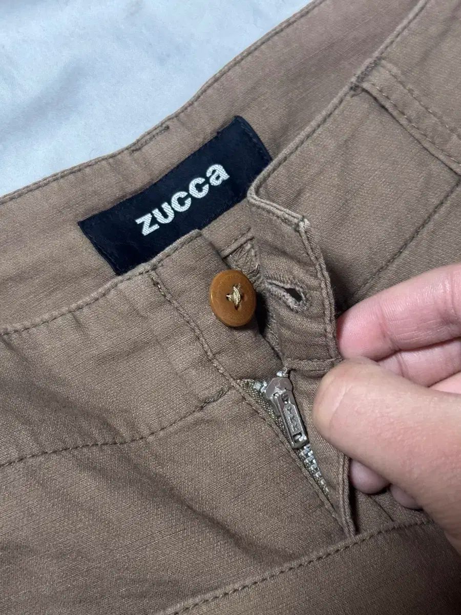  Zucca ダブル ウェスト クロップド パンツ チノパン パンツ