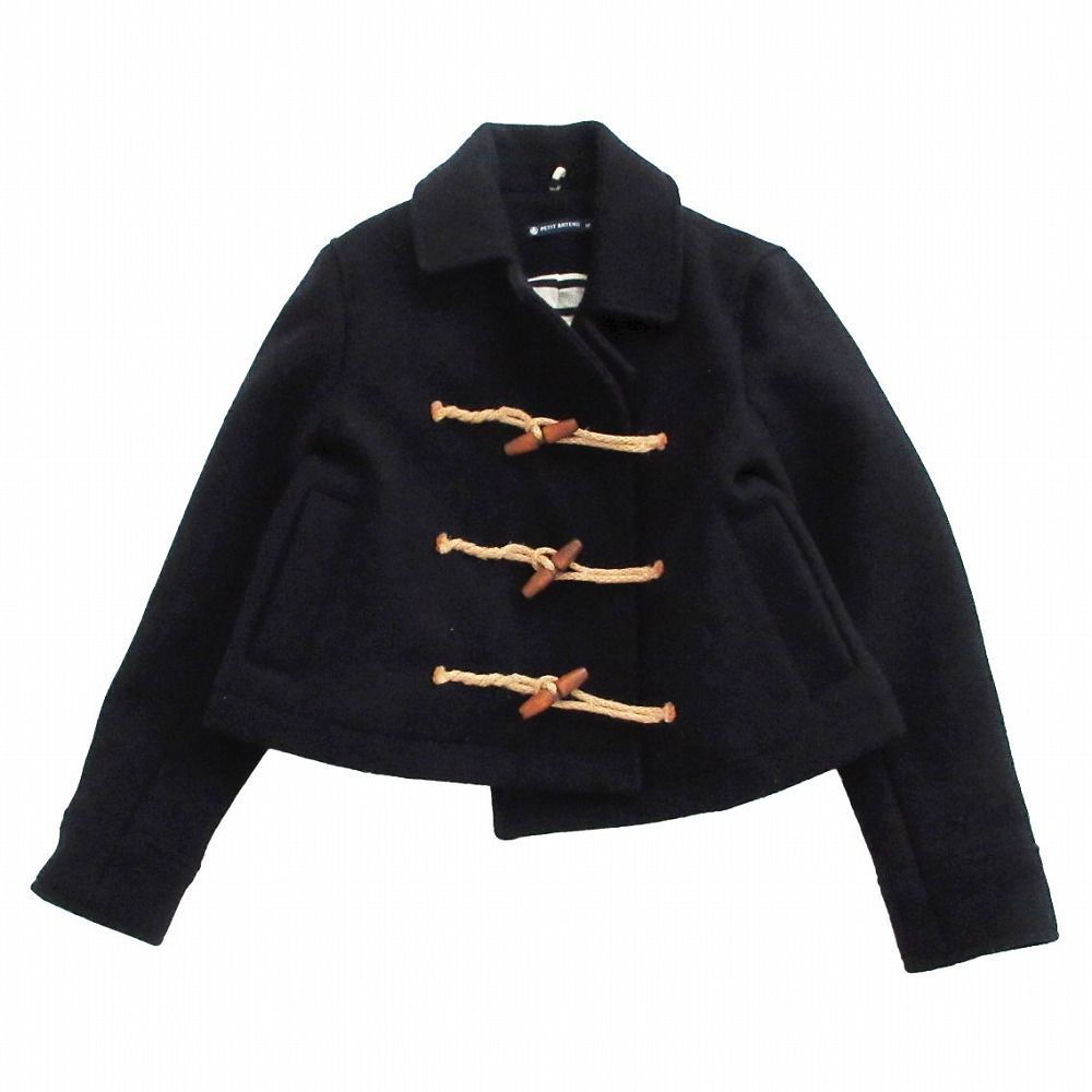 PETIT BATEAU プチバトー ショート丈 ダッフルコート アウター