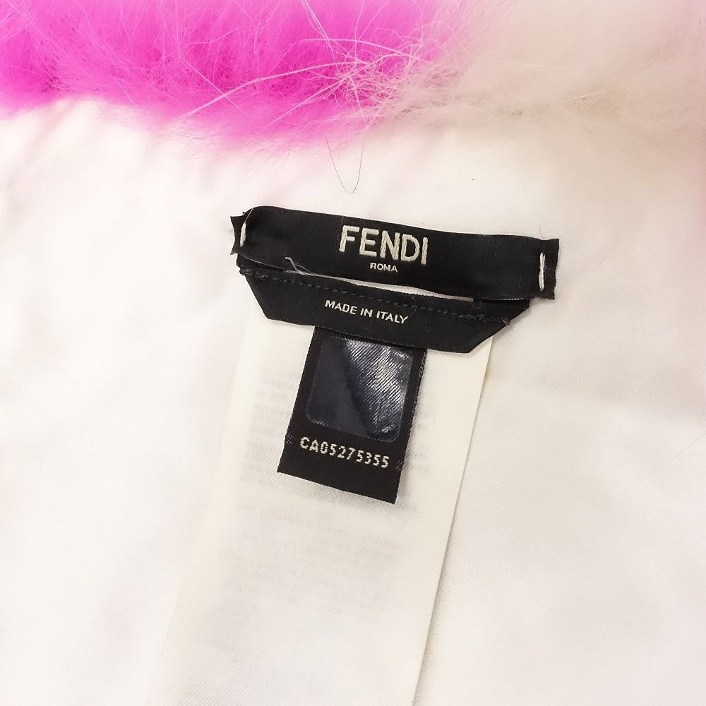 FENDI フェンディ バイカラー フォックスファー 毛皮 ティペット
