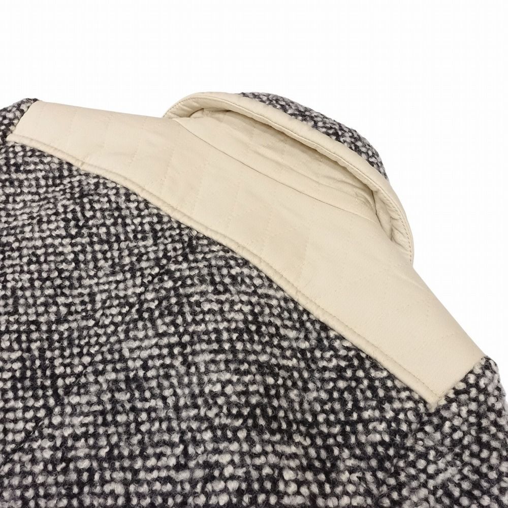 美品 SEE BY CHLOE トリミング ツイード ショート丈 コート ダブル 