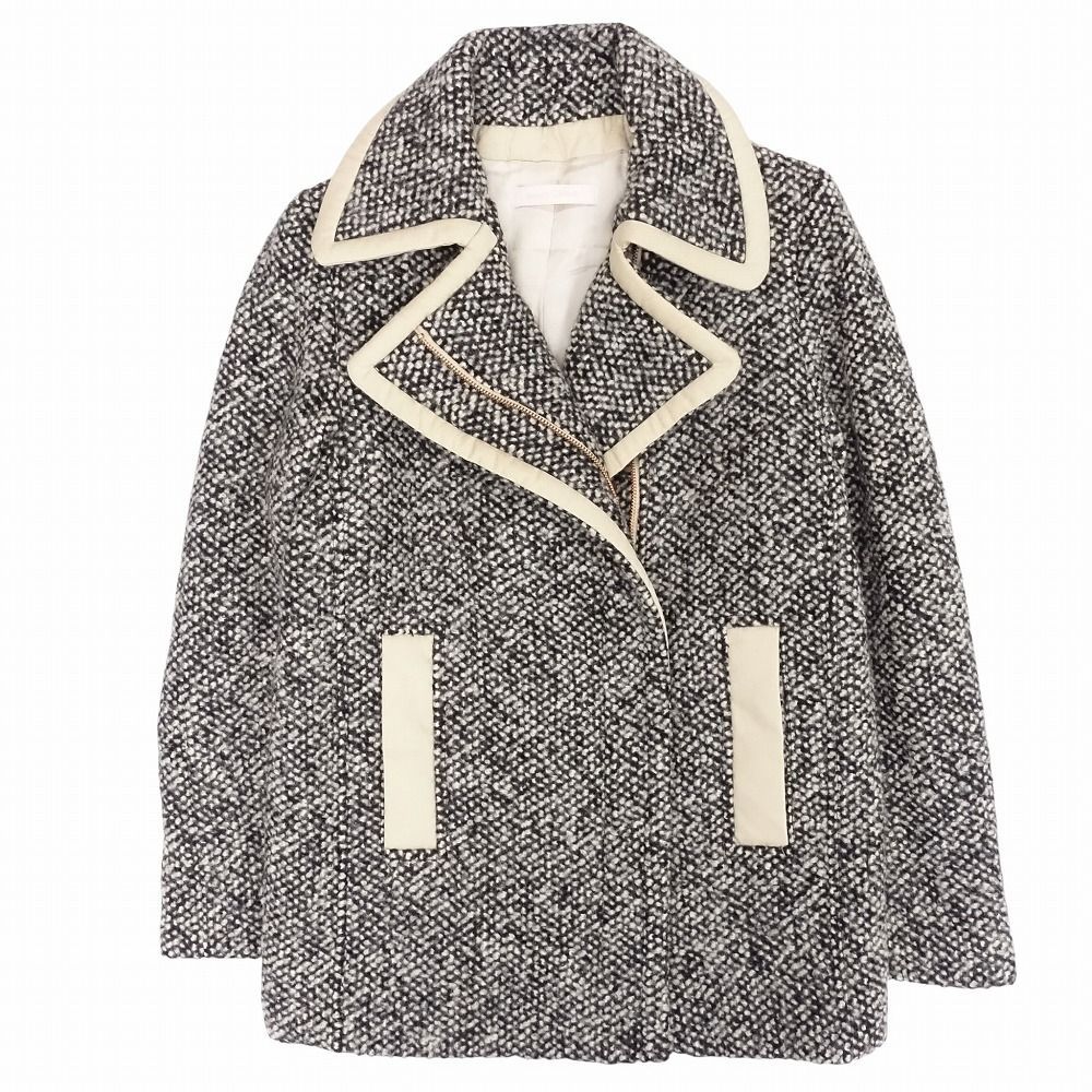See By Chloé ツイードコート グレー・ホワイト 消費税無し See By Chloé ツイードコート グレー・ホワイト 【公式通販】
