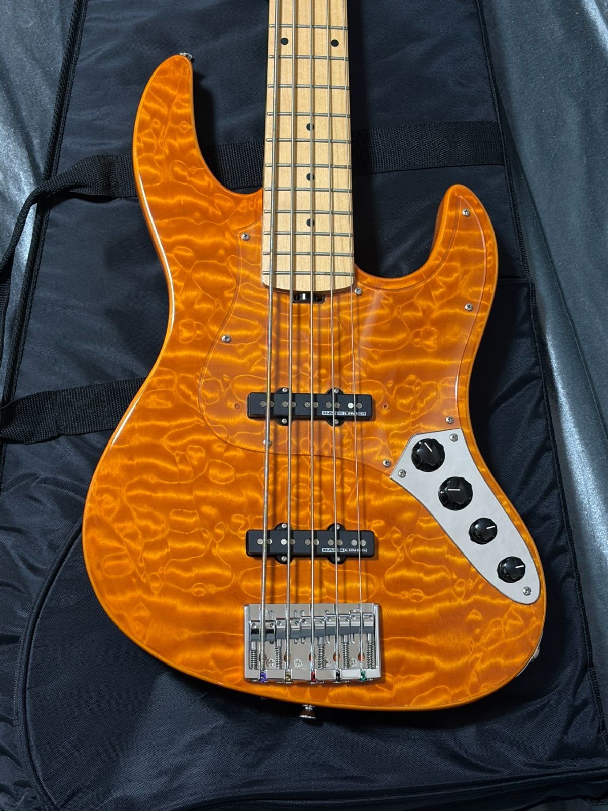 ★美品 EDWARDS E-AM-145QM 5弦モデル セイモアダンカンPU 美品 EDWARDS E-AM-145QM エドワーズ 5弦モデル セイモアダンカンPU