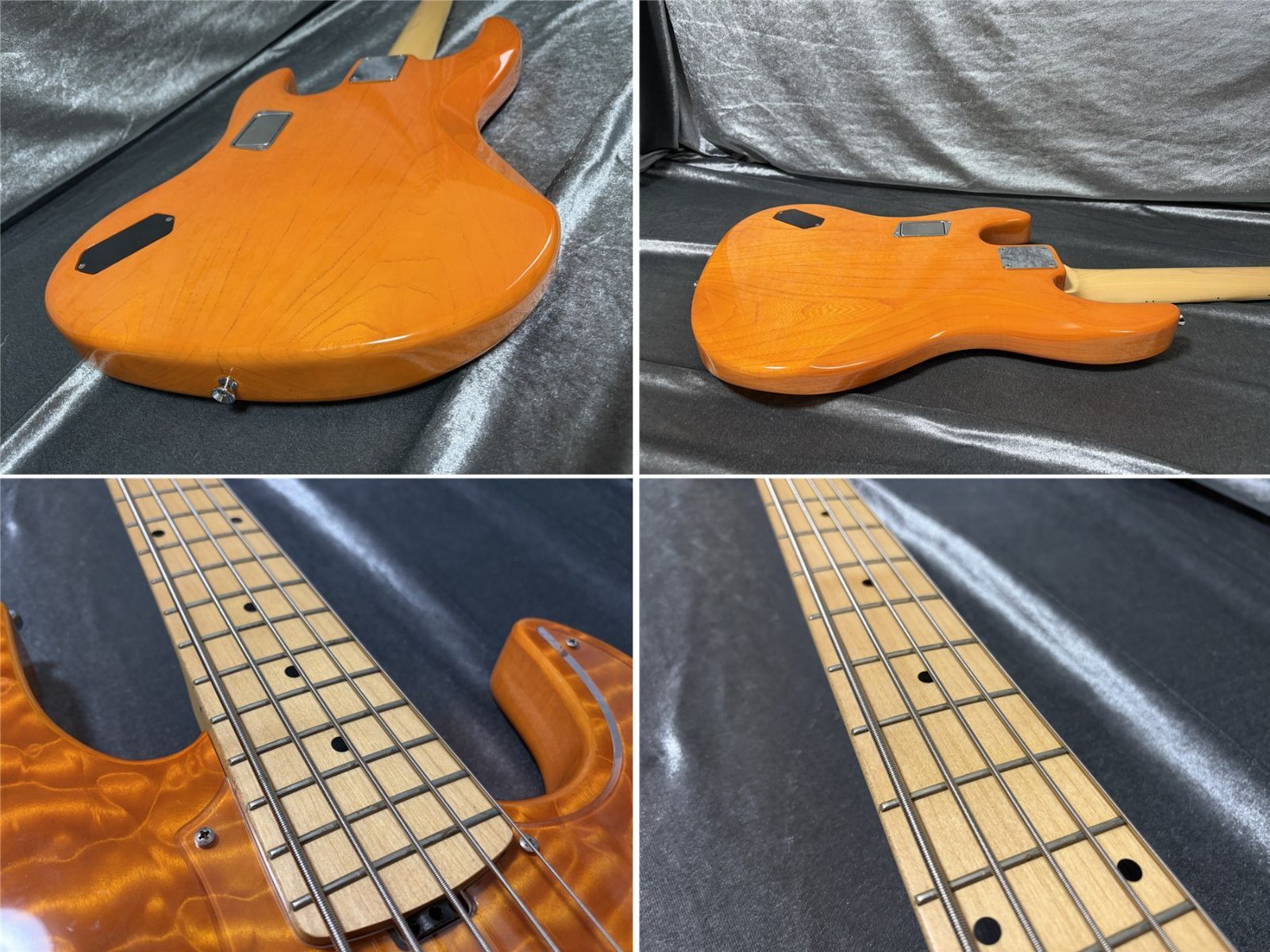 美品 EDWARDS E-AM-145QM エドワーズ 5弦モデル セイモアダンカンPU