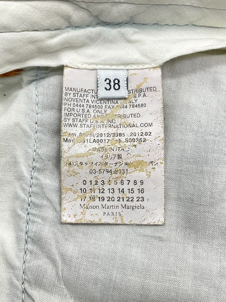 MAISON MARGIELA メゾンマルジェラ 再構築デニムパンツ 38 インディゴ げ交渉 DECORATOM_COM_BR