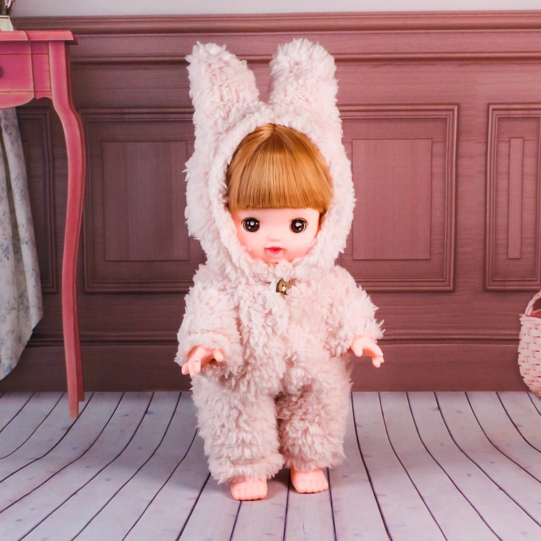 メルちゃん服 ソランちゃん もこもこ着ぐるみ 動物シリーズ ウサギ