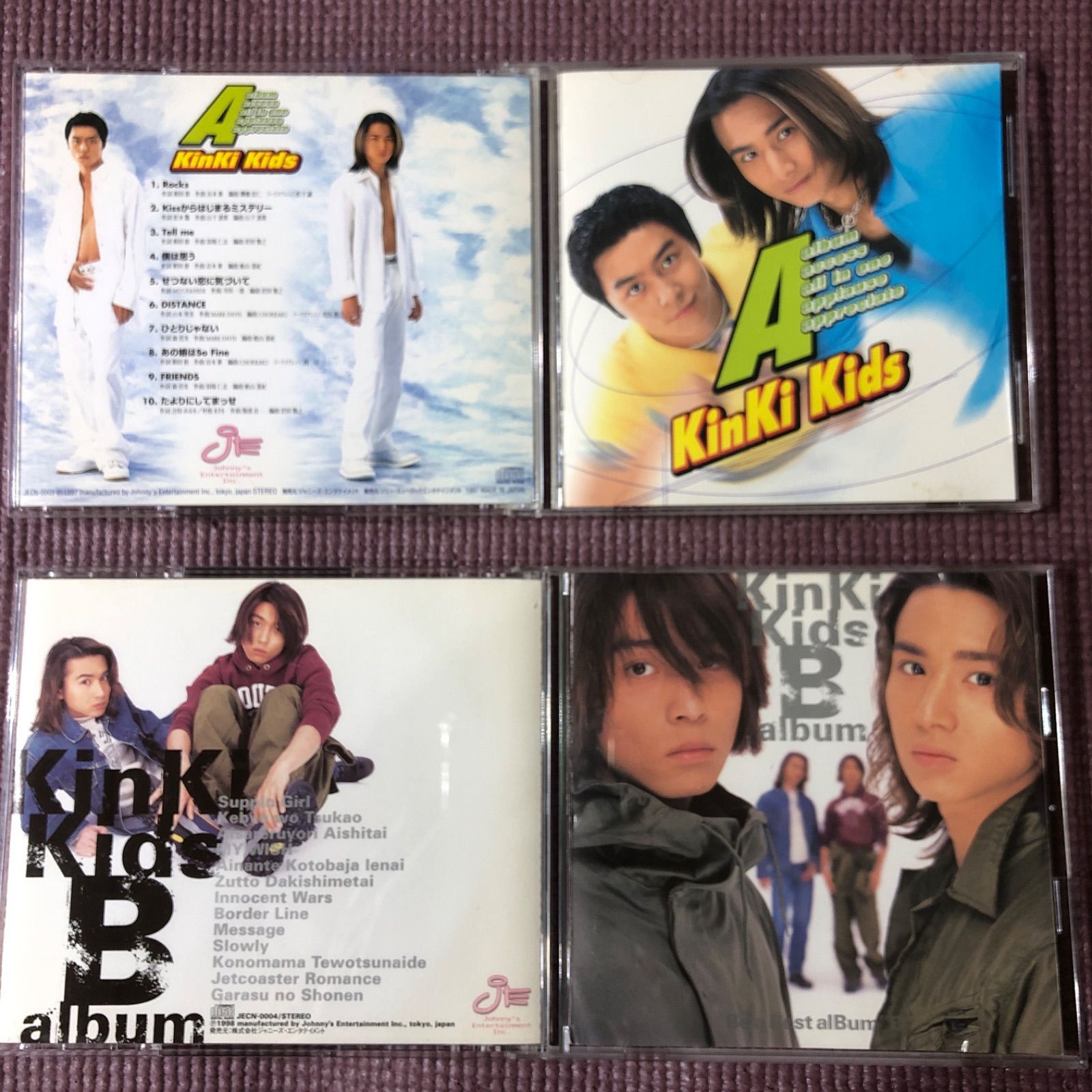 ジャケット kinki kids アルバム KinKi Kidsアルバム2点 デビュー