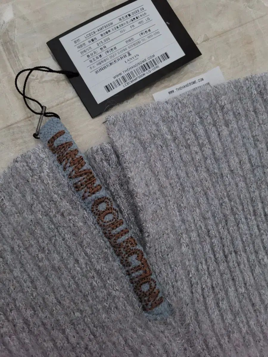 LANVIN COLLECTION ランバンコレクション ネックウォーマー マフラー The HANDSOME