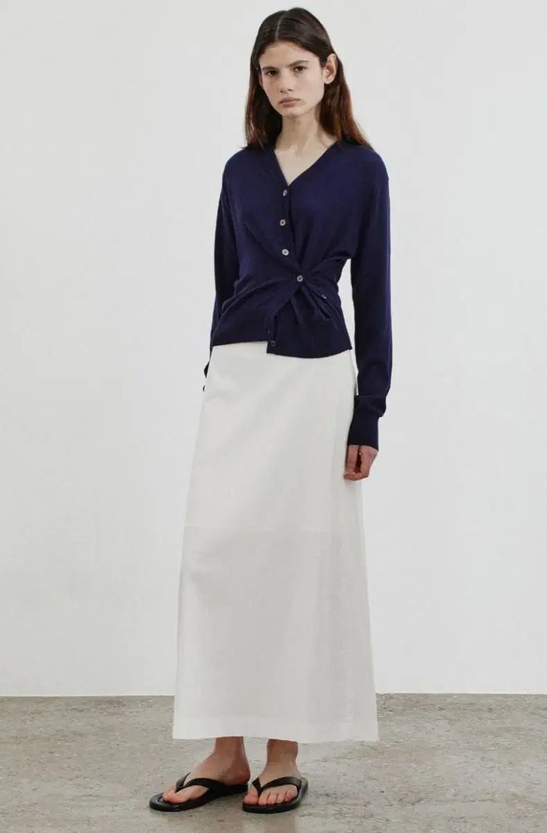  ノティア サイドボタン Vネック カーディガン 長袖 カーディガン ボレロ アンサンブル