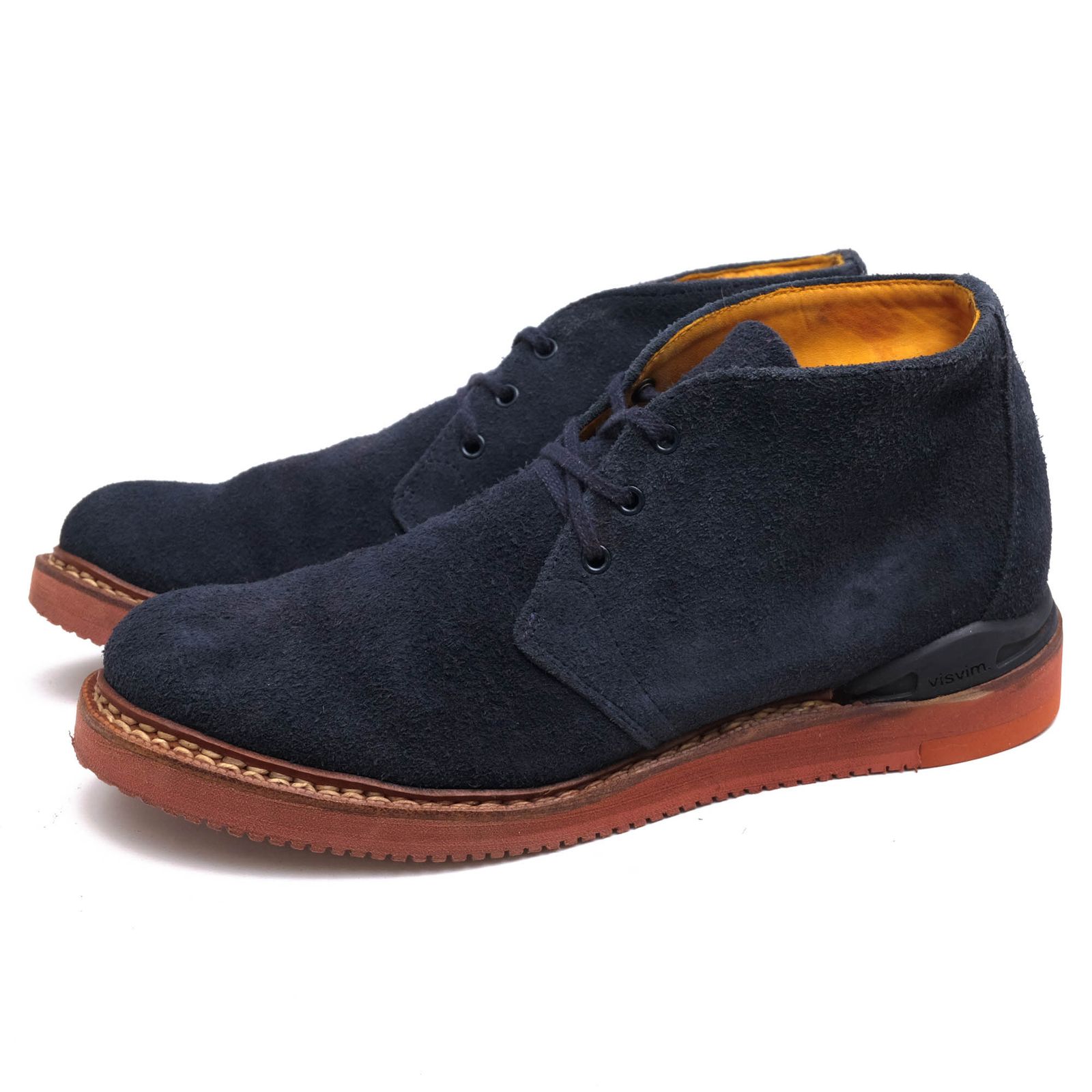 【demarsan】visvim スエード　青　チャッカブーツ demarsan様専用】visvim スエード 青 チャッカブーツ