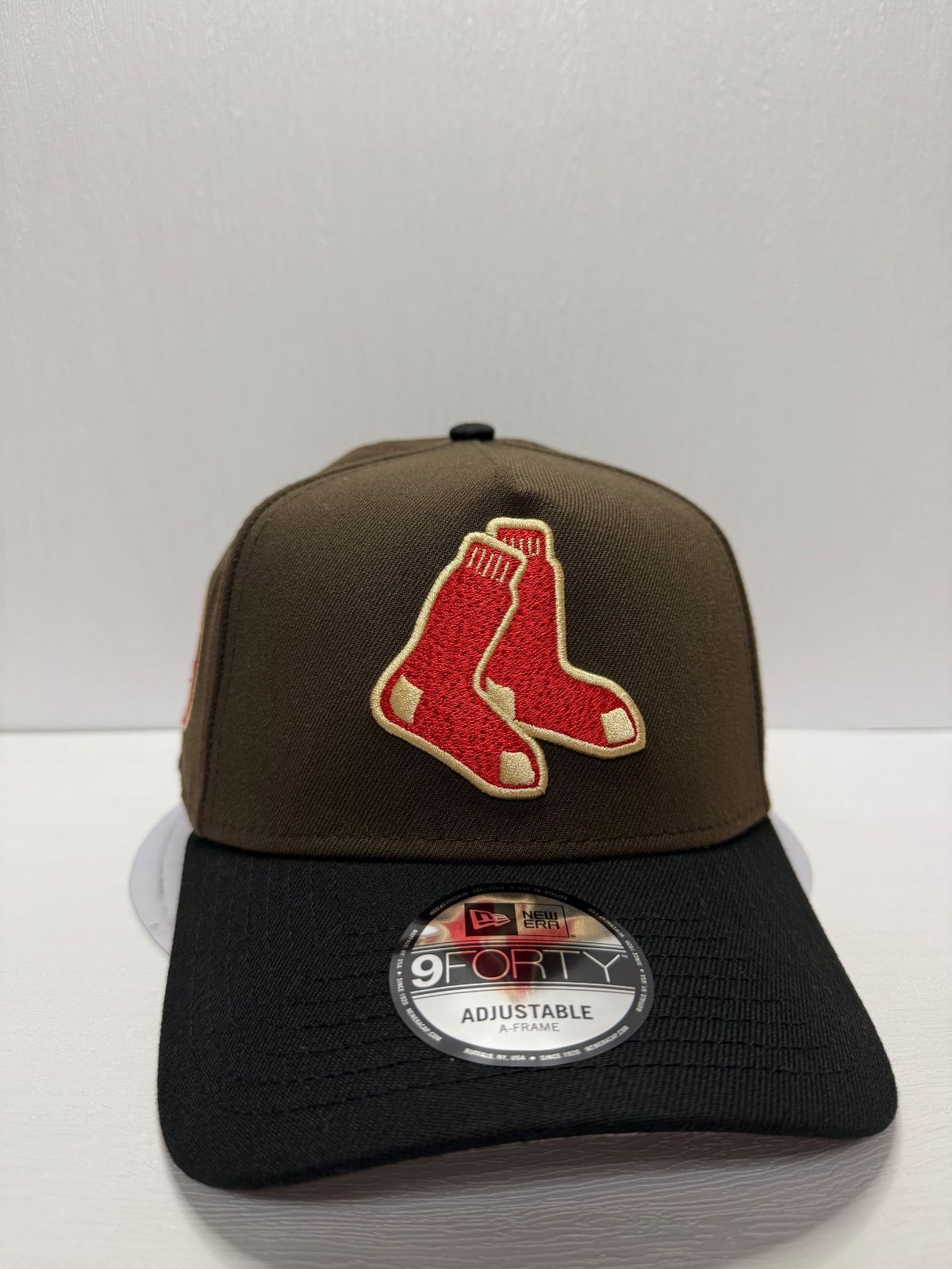 Newera ボストンレッドソックス BOSTON RED SOX 9forty A-FRAME スナップバックキャップ ツートン