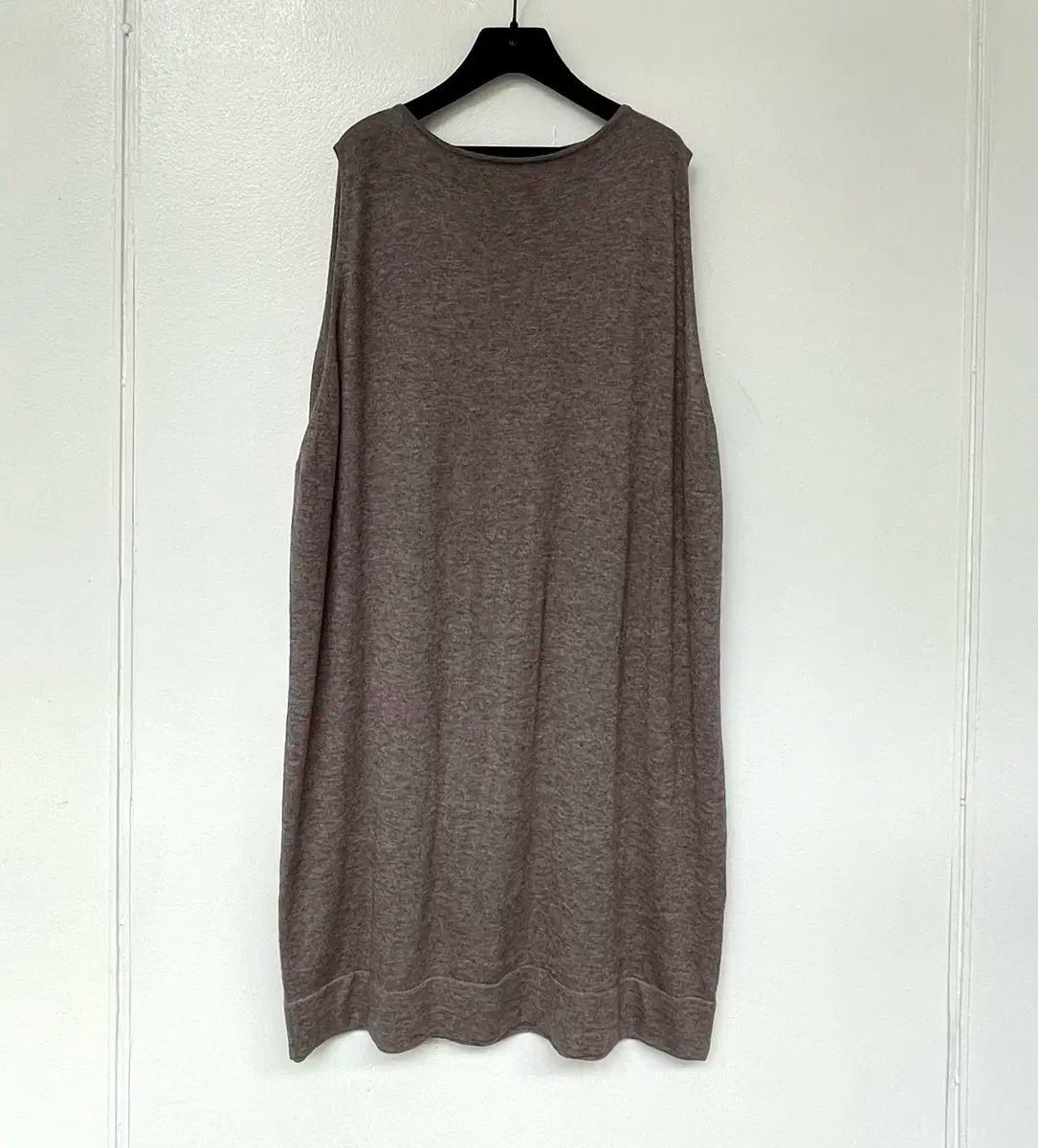 mizuiro ind ニット ロング丈ベスト ワンピース イロ 日本ブランド