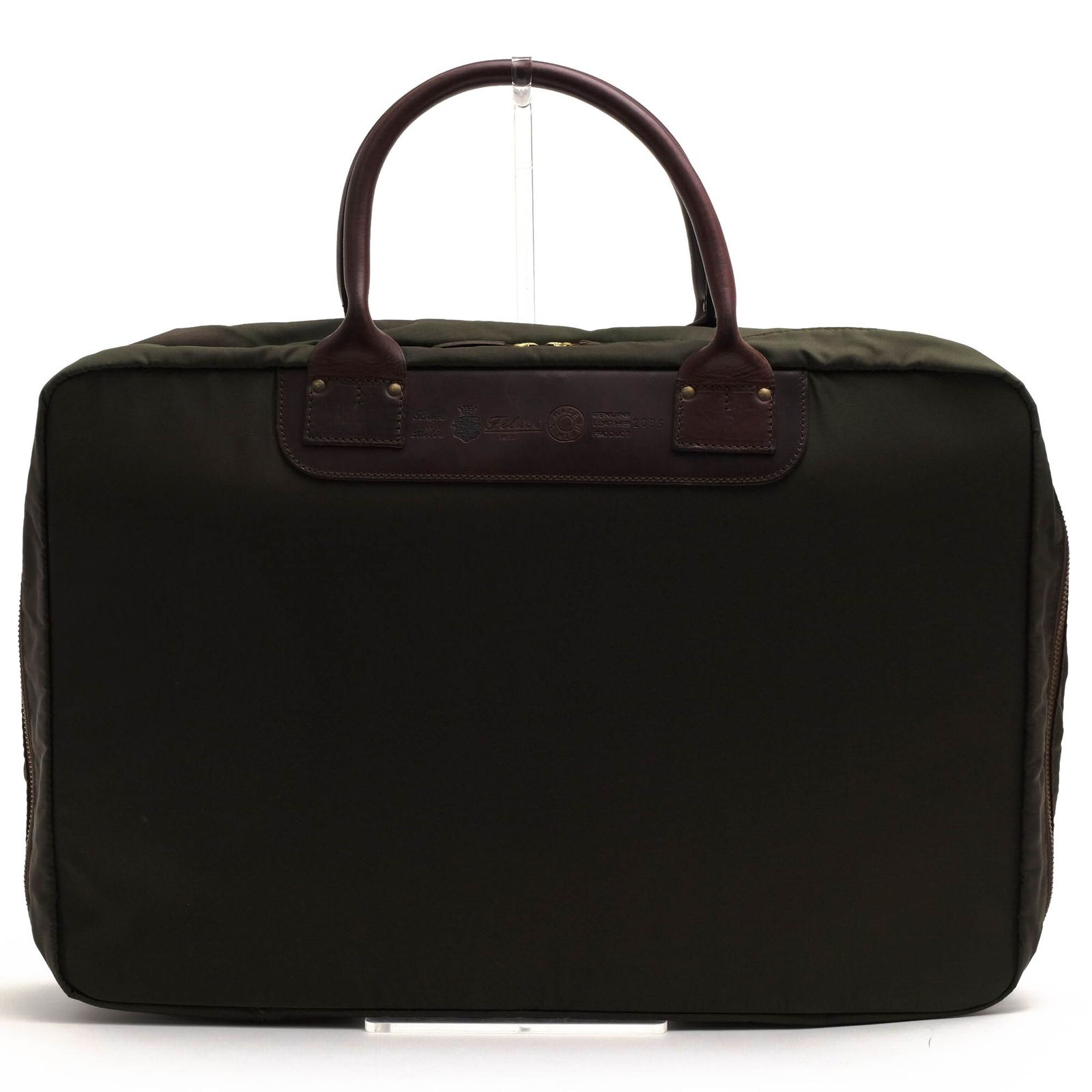 フェリージ Felisi バッグ ボストンバッグ 鞄 旅行鞄 メンズ 男性 男性用 ナイロン レザー 革 本革 オリーブ カーキ 2095 1 ガーメントバッグ