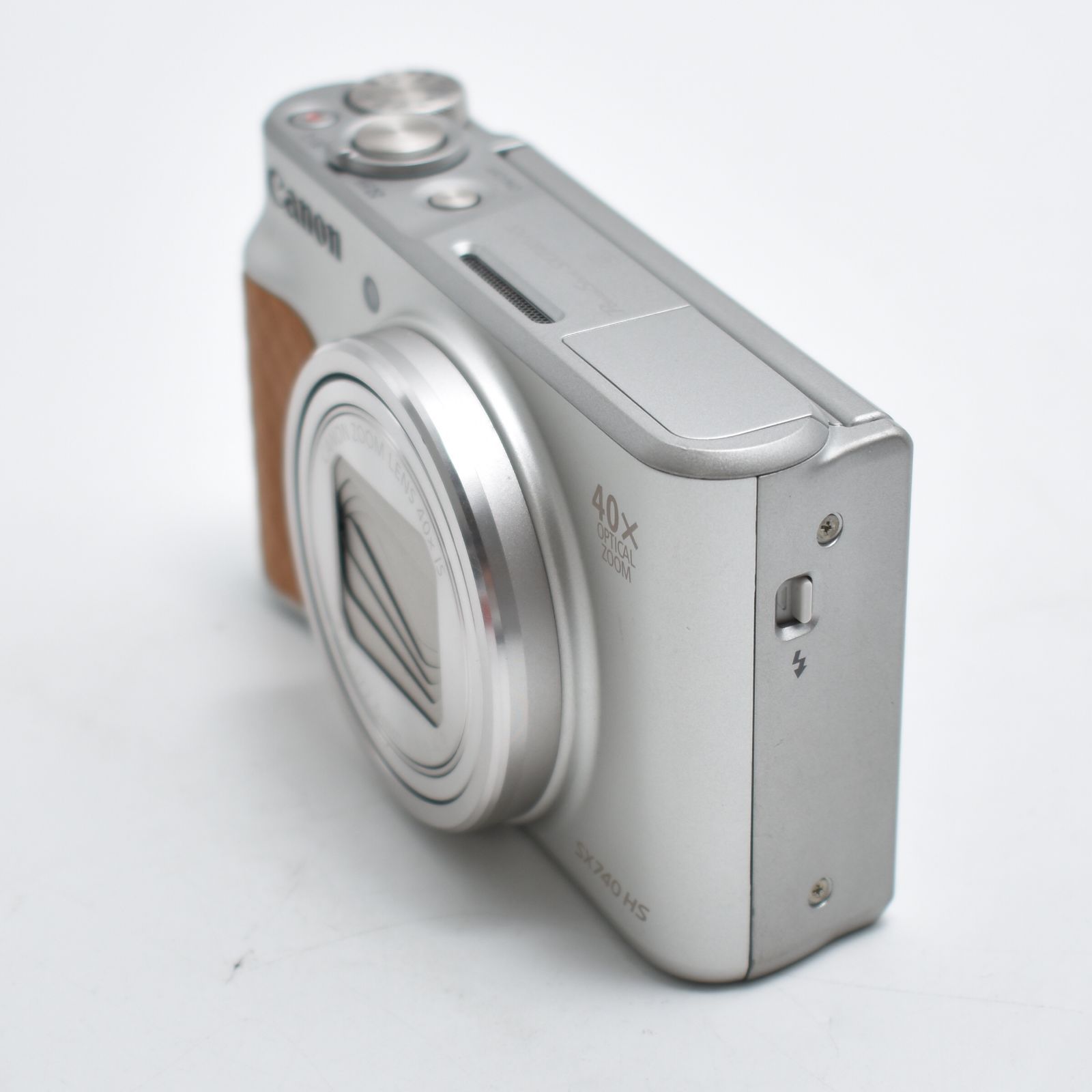 B 10043 Canon コンパクトデジタルカメラ PowerShot SX 740 HS シルバー 光学40倍ズーム 4 K動画 Wi Fi対応